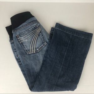 7 For All Mankind Dojo Flared Capris Size 29